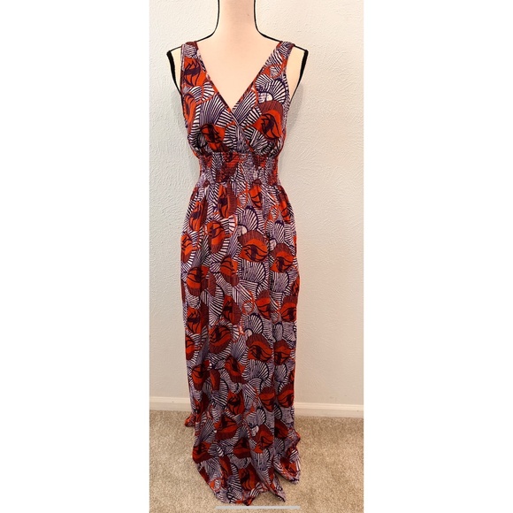 Futuro Fashion Women's Tulip Dress - Sleeveless V-Neck Empire Waist, Sizes 6-16 - View #9
